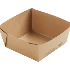 Boîte carré marron 11,3x11,3x5 cm 51 cl Viking (300 pièces) - DUNI Discount