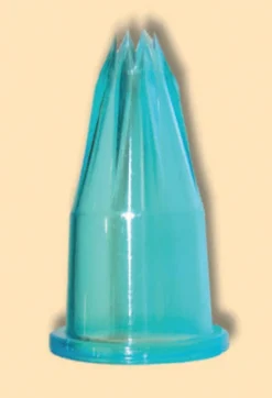 Aucune Boîte de 2 douilles cannelées F6 plastique Ø 3,5 cm 6 cm (2 pièces) Discount