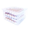 Aucune Boîte à oeufs GN 2/3 avec 8 plateaux Avec couvercle transparent plastique 33,5x32,5x200 cm 18 L Sale