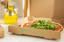 EARTH ESSENTIALS Boîte à pizza brun 33x33x4 cm (100 pièces) Clearance