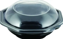 Boîte rond noir Ø 23 cm 7,2 cm 105 cl Octaview (170 pièces) - DUNI Outlet