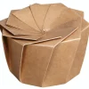 Boîte traiteur rond beige Ø 16 cm 9 cm 1600 ml Lotus (100 pièces) - LELU Best