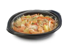 Boîte wok avec couvercle noir 22,9x19,2x6,4 cm 75 cl Wokipack (25 pièces) - ALPHAFORM Discount
