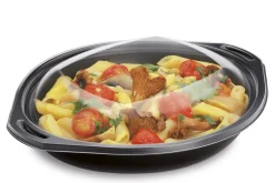 Boîte wok avec couvercle noir 22,9x19,2x6,4 cm 75 cl Wokipack (25 pièces) - ALPHAFORM Discount