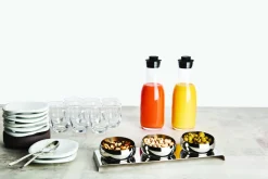 Bouchon de carafe silicone noir Ø 6,5 cm 4,2 cm Evento - DEGRENNE Clearance