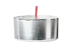 Bougie chauffe plat rond blanc Ø 3,9 cm 1,35 cm (100 pièces) - SPAAS Sale