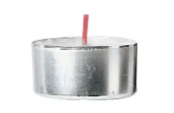 SPAAS Bougie chauffe plat rond blanc Ø 3,9 cm 1,6 cm (70 pièces) New