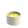 SPAAS Bougie parfumée citron rond blanc Ø 9,7 cm 6,1 cm Royal Flame Clearance