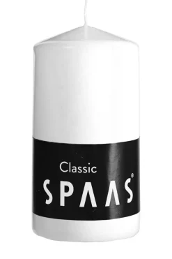SPAAS Bougie rond blanc Ø 6 cm 15 cm Clearance