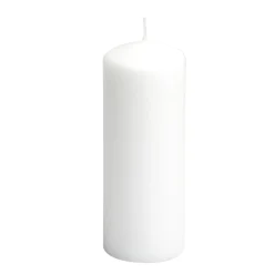 SPAAS Bougie rond blanc Ø 8 cm 20 cm Clearance