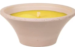 SPAAS Bougie rond jaune Ø 18 cm 7,5 cm Best