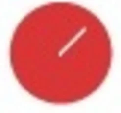 Bougie rond rouge Ø 8 cm 20 cm - SPAAS Clearance