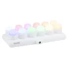 SECURIT Bougies led multicolores multicolore Ø 4 cm 5 cm Amsterdam (12 pièces) Clearance