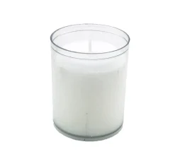 Bougie veilleuse rond blanc Ø 5 cm 6,3 cm (60 pièces) - SPAAS Discount