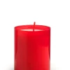 SPAAS Bougie veilleuse rond rouge Ø 5 cm 6 cm (60 pièces) Sale