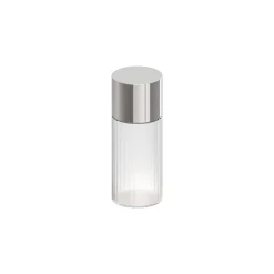 Bouteille huile ou vinaigre rond transparent Ø 6 cm 15,5 cm The Grid - APS Hot