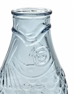 SERAX Bouteille irrégulier bleu verre 1 L Fish&fish Best