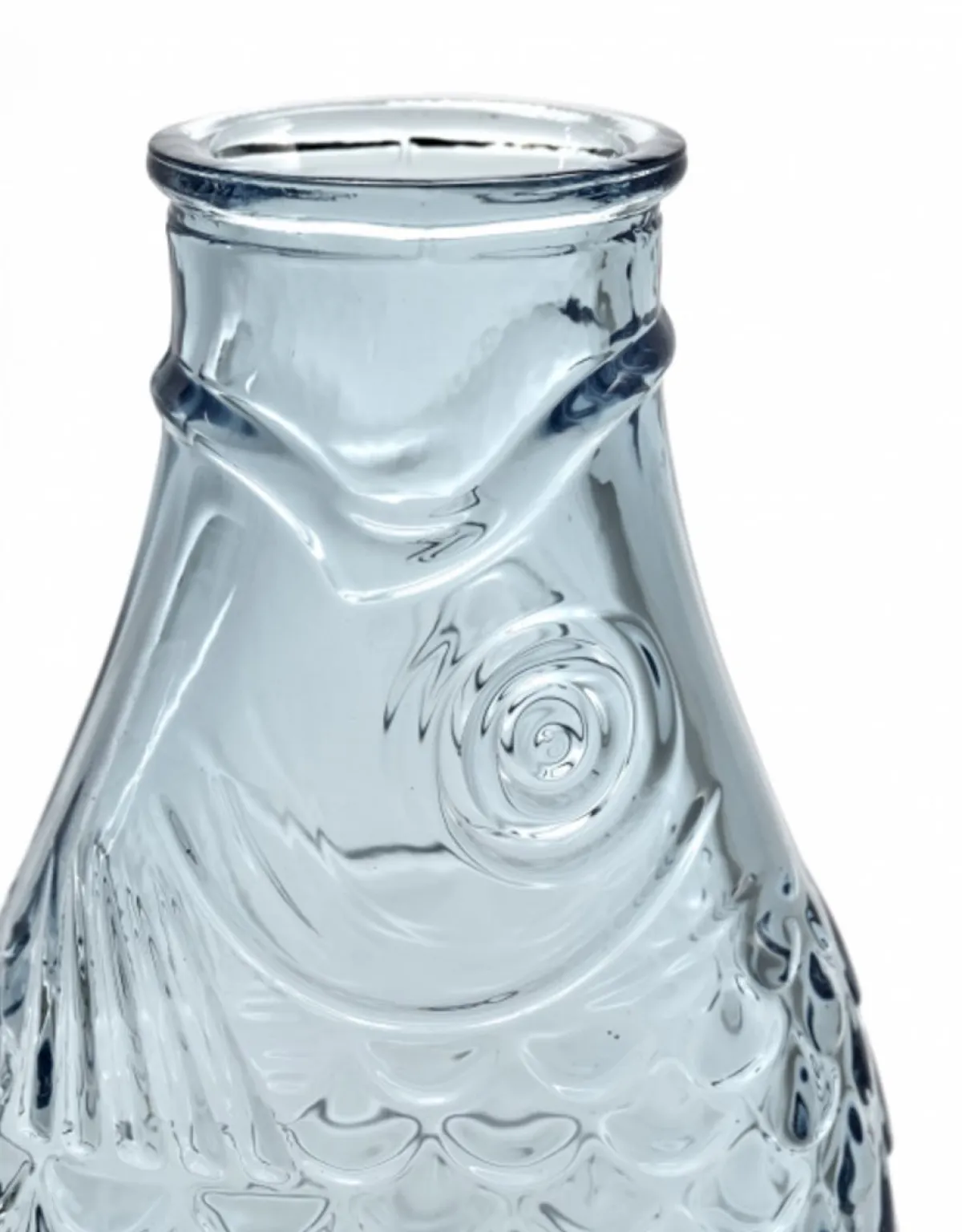 SERAX Bouteille irrégulier bleu verre 1 L Fish&fish Best