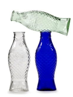 Bouteille irrégulier vert verre 1 L Fish&fish - SERAX New