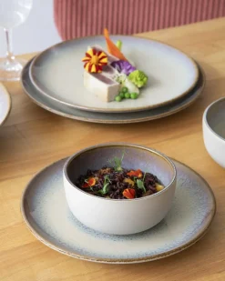 ACCOLADE Bowl rond beige porcelaine Ø 12 cm Savanna Discount