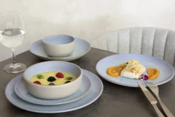 ACCOLADE Bowl rond bleu porcelaine Ø 16 cm Azure Online