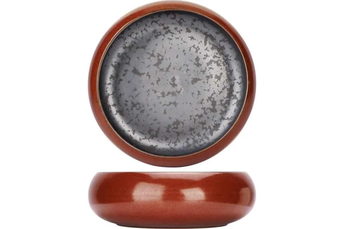 Bowl rond brun porcelaine Ø 17 cm Elements Maroon - PROOF New
