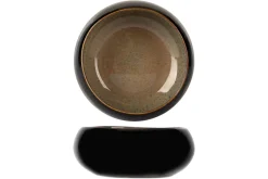 PROOF Bowl rond noir porcelaine Ø 12 cm Bogota Discount