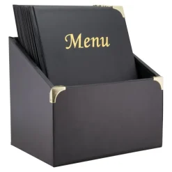 SECURIT Box pour protège-menu noir Basic Online