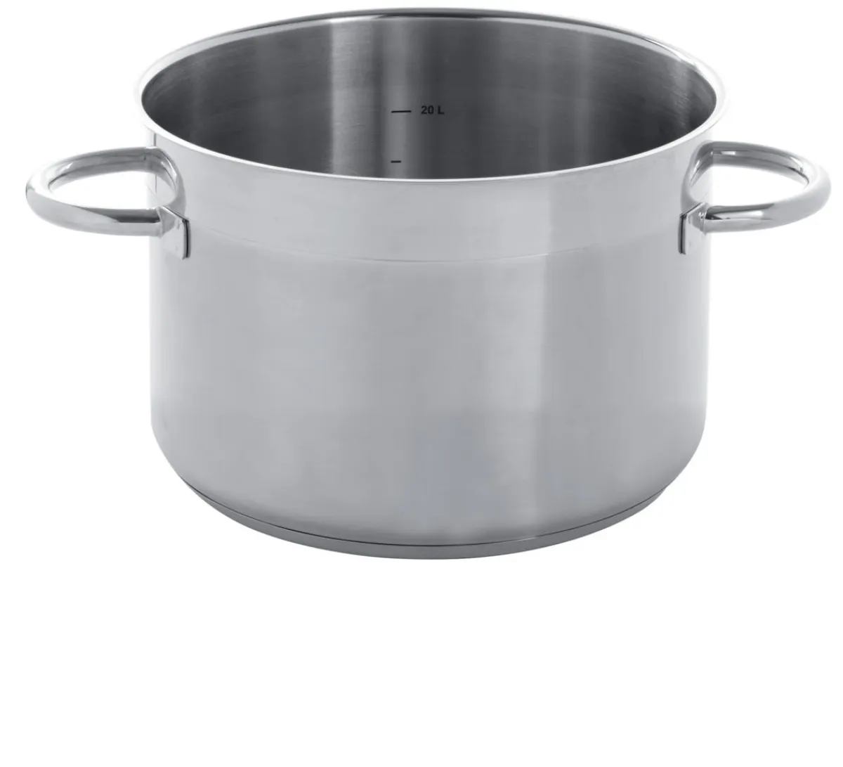 Braisière inox Sans revêtement Sans couvercle Ø 45 cm 28 cm 44,5 L Qualiplus - PRO.COOKER Clearance