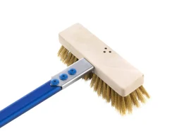 GI METAL Brosse pour four électrique laiton 20x6 cm manche 150 cm