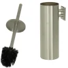 Brosse wc rond argent inox - PROBBAX Outlet