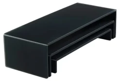 Buffet encastrable bas résine Nacryl® noir 39,5x19,5x5 cm Mealplak - REVOL Hot