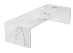 Buffet encastrable haut résine Nacryl® marbre blanc 49,5x19,5x12 cm Mealplak - REVOL Sale