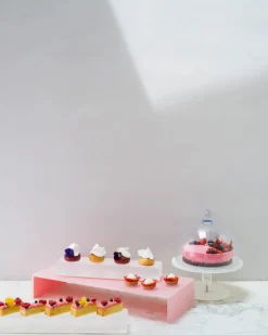 REVOL Buffet encastrable haut résine Nacryl® rose 49,5x19,5x12 cm Mealplak