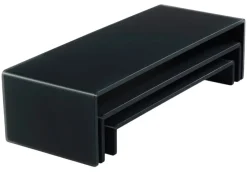 REVOL Buffet encastrable moyen résine Nacryl® gris anthracite 44,5x19,5x8,5 cm Mealplak Hot