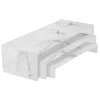REVOL Buffet encastrable 3 pièces résine Nacryl® marbre blanc Mealplak Hot