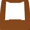 Cadre couvercle plastique brun - PROBBAX Sale