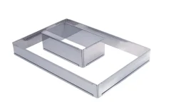 Cadre opéra extensible inox Sans revêtement 21,5x11,5x7,5 cm - DE BUYER