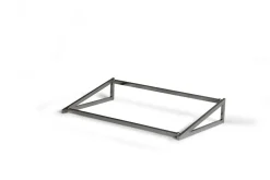 Cadre réhausseur pour plateau de présentation inox 53x31,5x9,7 cm Flow - CRASTER Clearance