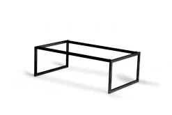 Cadre réhausseur pour plateau de présentation acier noir 53x32,5x18,4 cm Flow - CRASTER