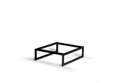 Cadre réhausseur pour plateau de présentation acier noir 32,5x26,5x10 cm Flow - CRASTER Sale