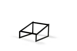 CRASTER Cadre réhausseur pour plateau de présentation acier noir 31,5x31,5x18,2 cm Flow Discount