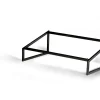 Cadre réhausseur pour plateau de présentation acier noir 53x32,5x18,2 cm Flow - CRASTER Clearance