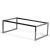 Cadre réhausseur pour plateau de présentation inox 53x32,5x18,4 cm Flow - CRASTER Online
