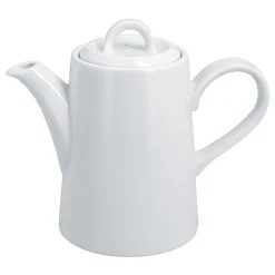 Cafetière avec couvercle blanc porcelaine vitrifiée 37 cl Ø 8,8 cm Access - RAK Sale