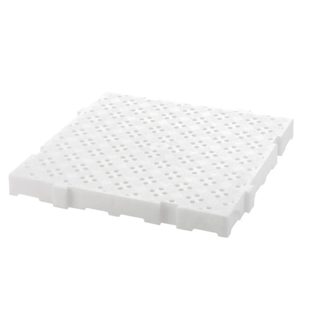 GILAC Caillebotis carré blanc plastique 50x50x5 cm Online
