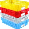 GILAC Caisse ajourée Sans couvercle blanc plastique 60x40x14,6 cm 27 L fond ajouré parois ajourées Hot