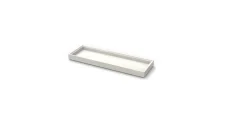 Caisse bois blanc 53x16,3x4 cm Flow - CRASTER Online