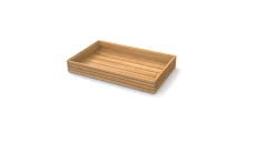 CRASTER Caisse chêne 53x32,5x7,5 cm Flow