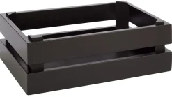 Caisse GN 1/4 bois brun 29x18,5x10,5 cm Superbox - APS New